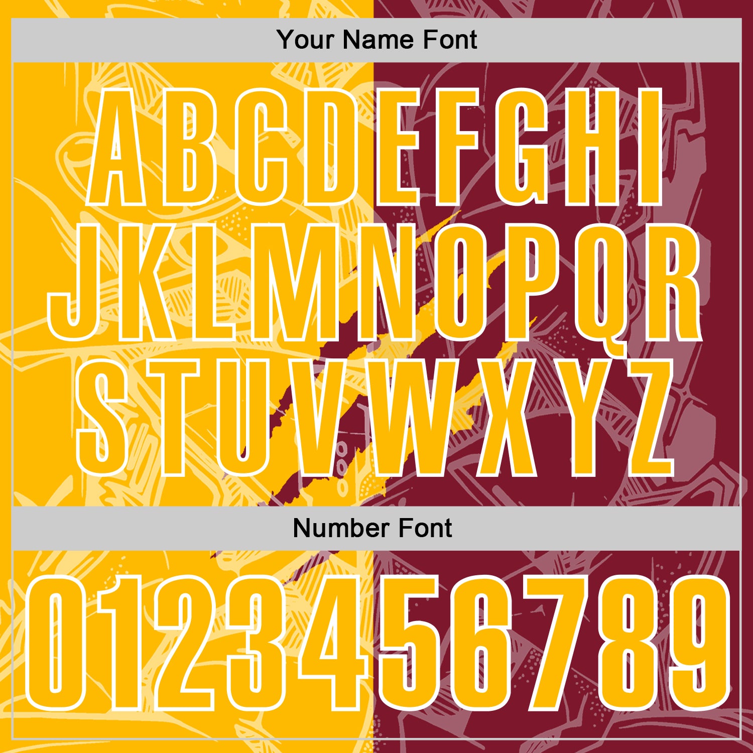 Custom Graffiti Pattern Gold Crimson-White 3D Scratch Performance Polo Shirt