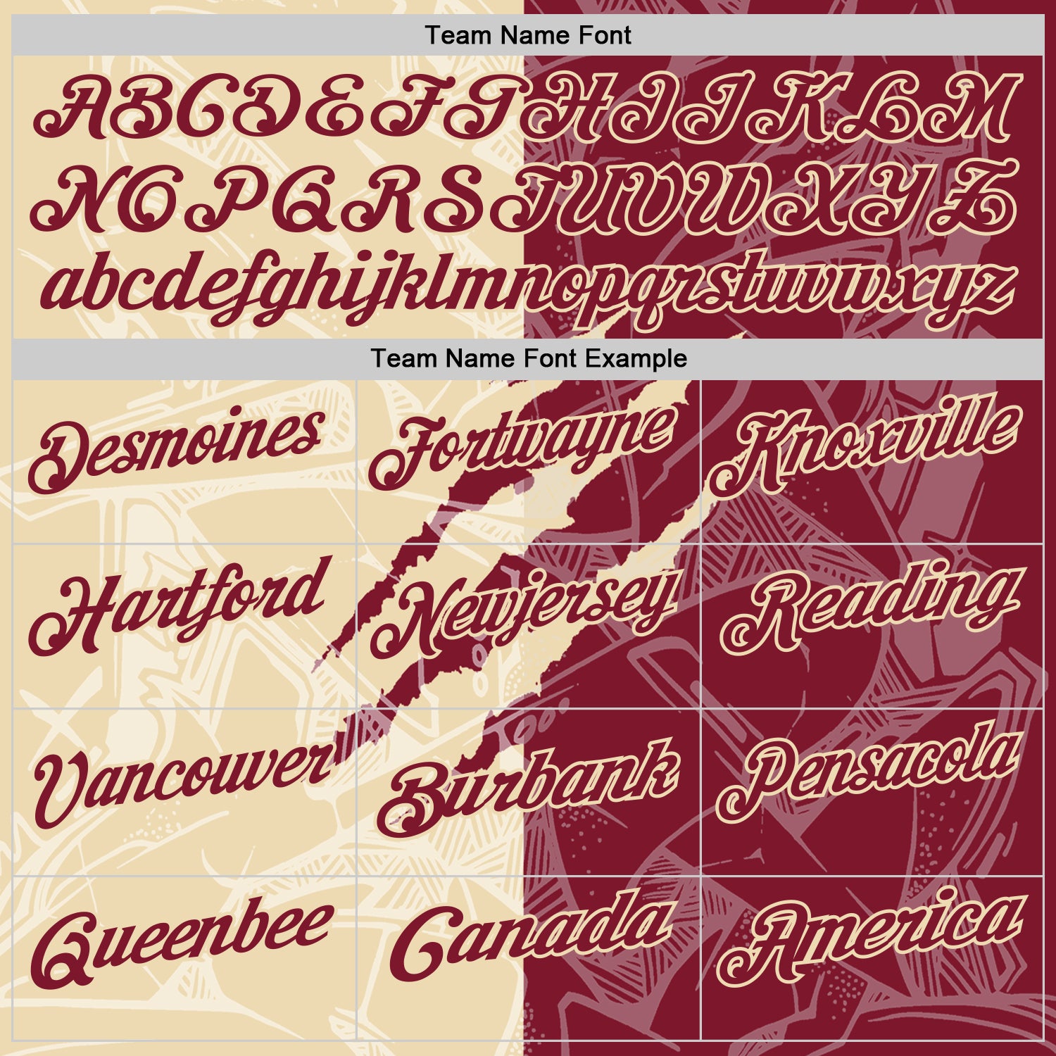 Custom Graffiti Pattern Crimson-Cream 3D Scratch Performance Polo Shirt