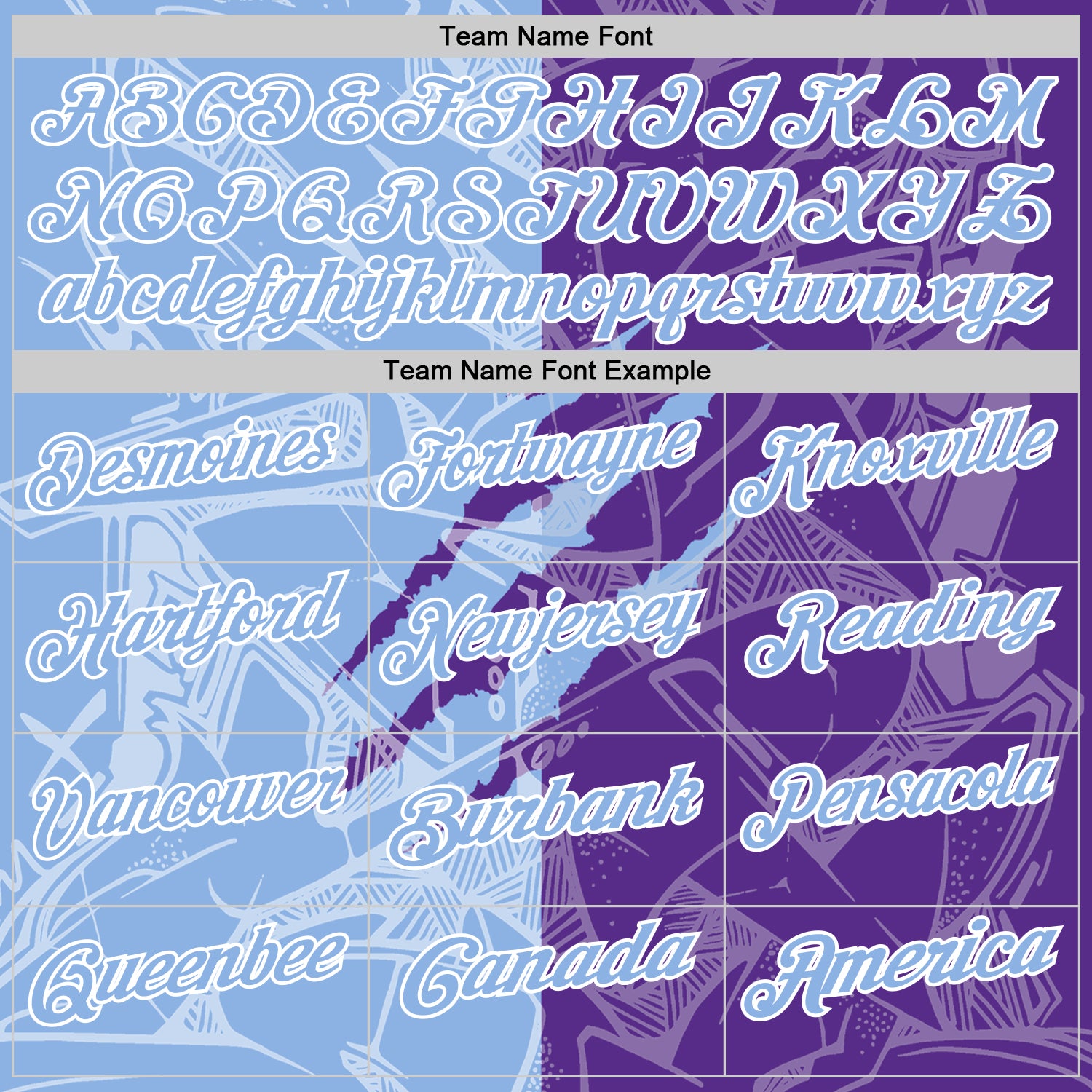 Custom Graffiti Pattern Light Blue Purple-White 3D Scratch Performance Polo Shirt