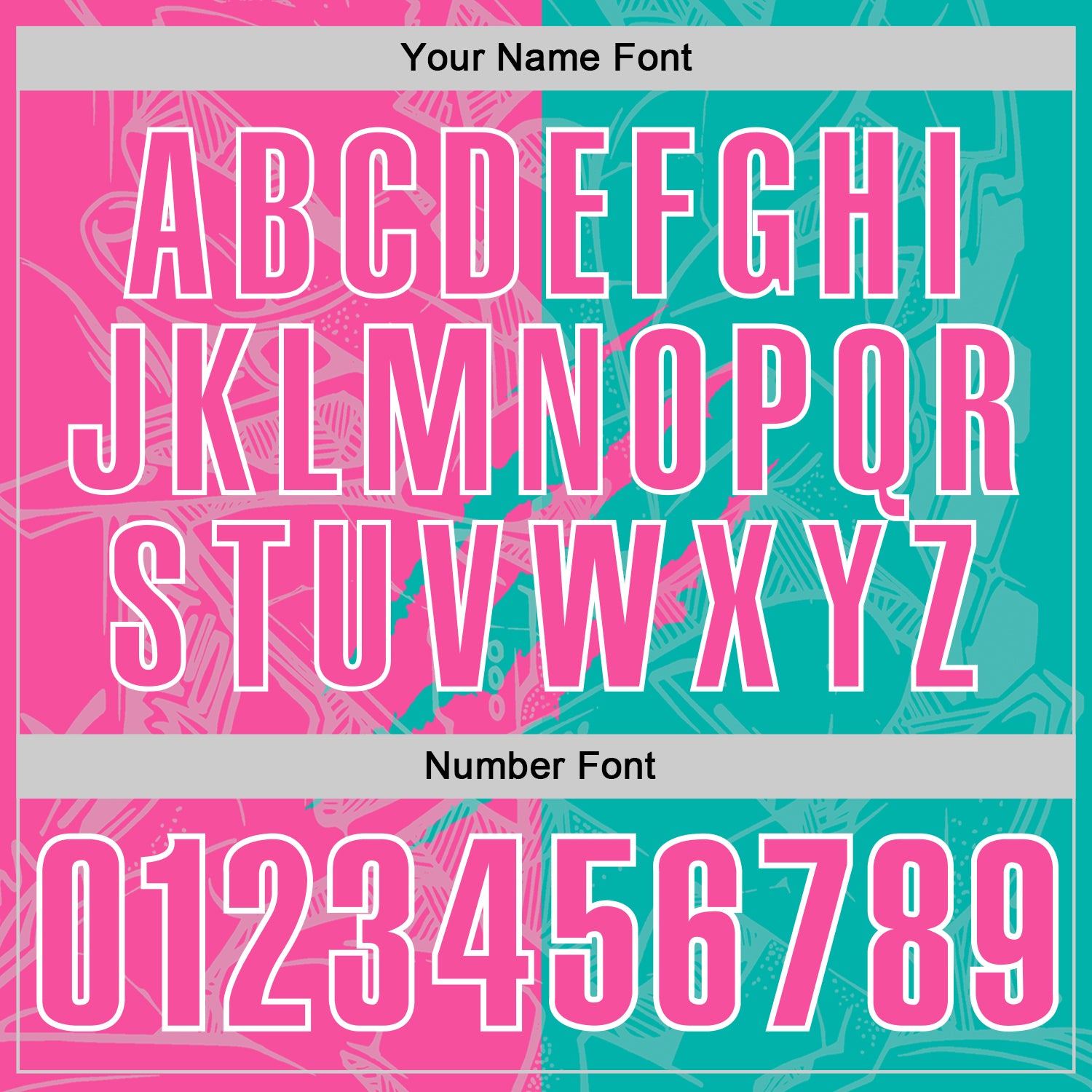 Custom Graffiti Pattern Pink Aqua-White 3D Scratch Performance Polo Shirt