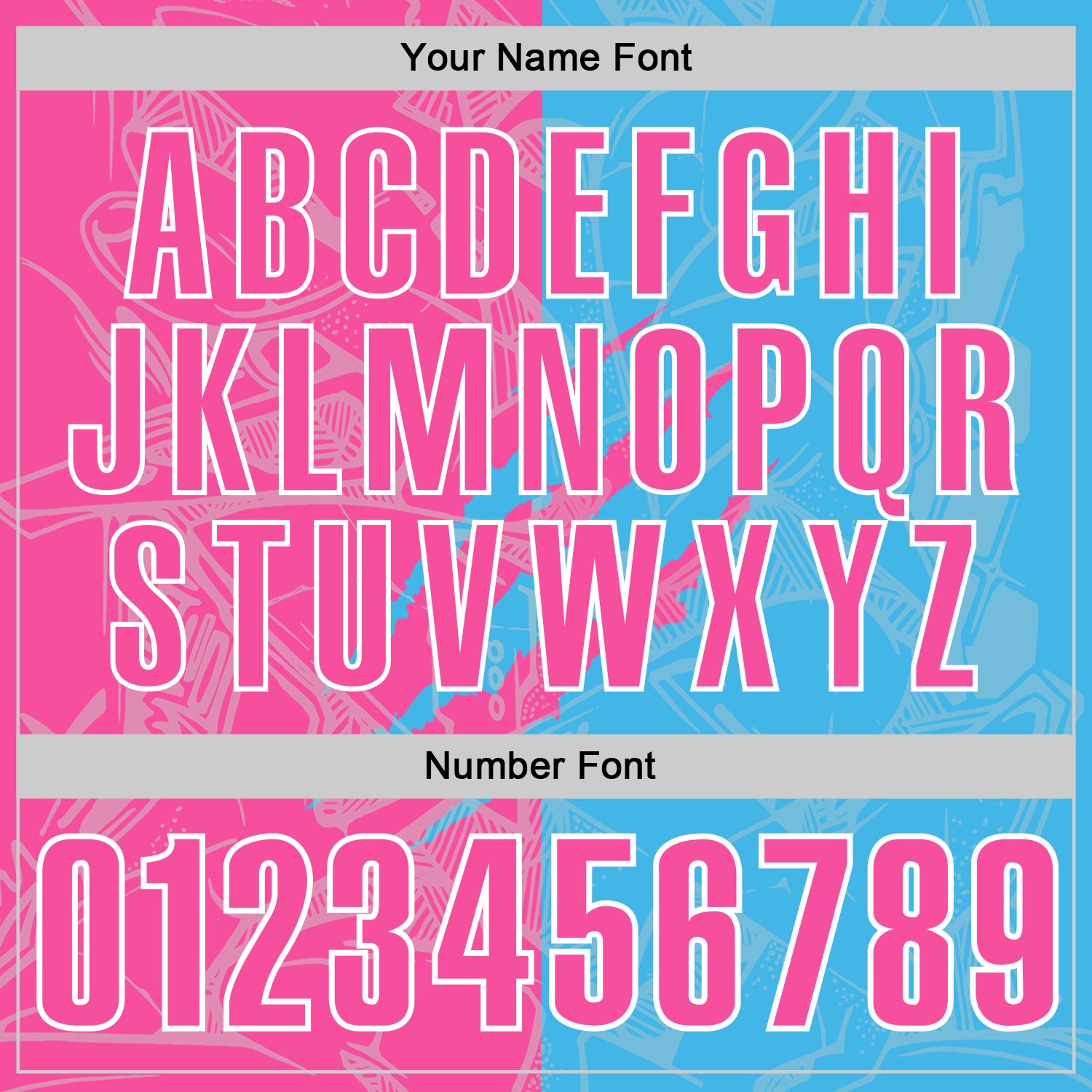 Custom Graffiti Pattern Pink Sky Blue-White 3D Scratch Performance Polo Shirt