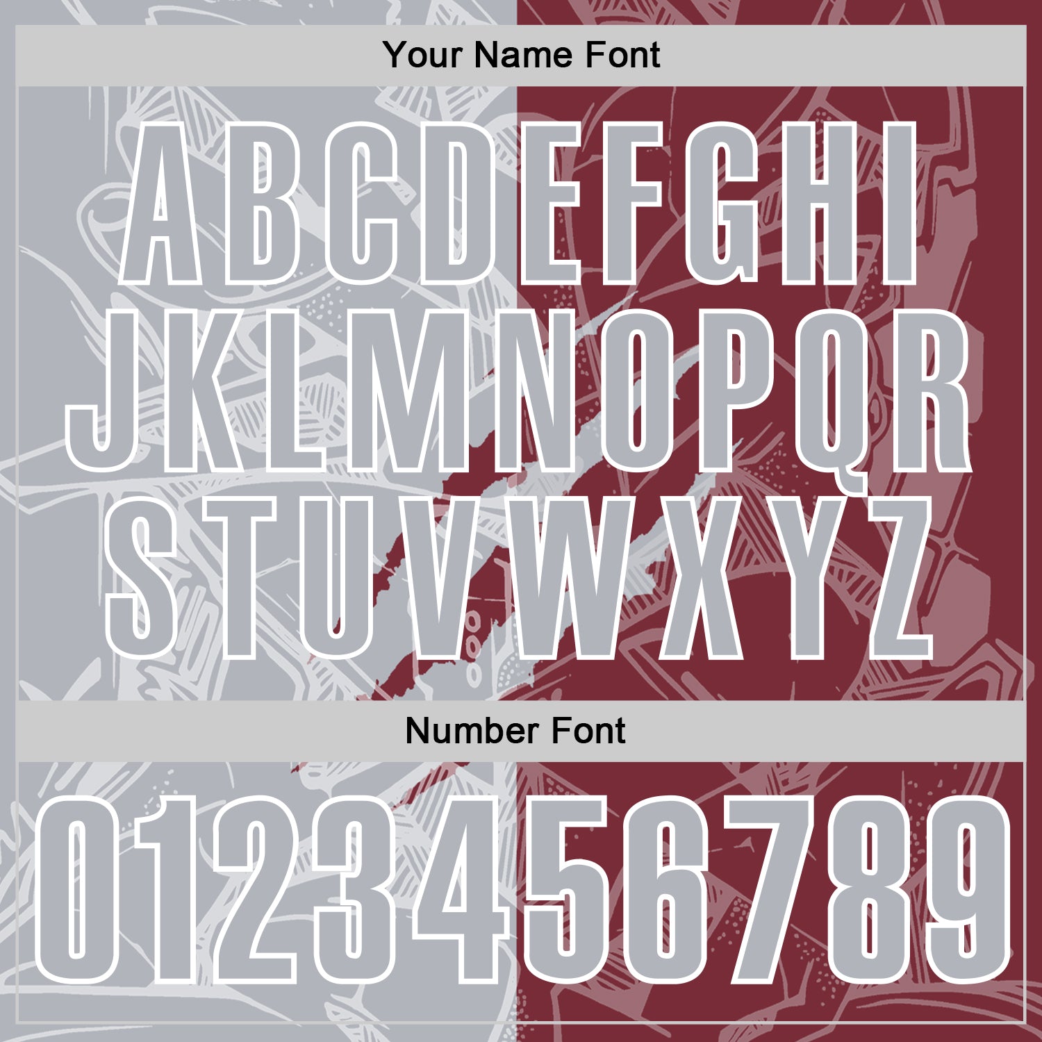 Custom Graffiti Pattern Gray Burgundy-White 3D Scratch Performance Polo Shirt