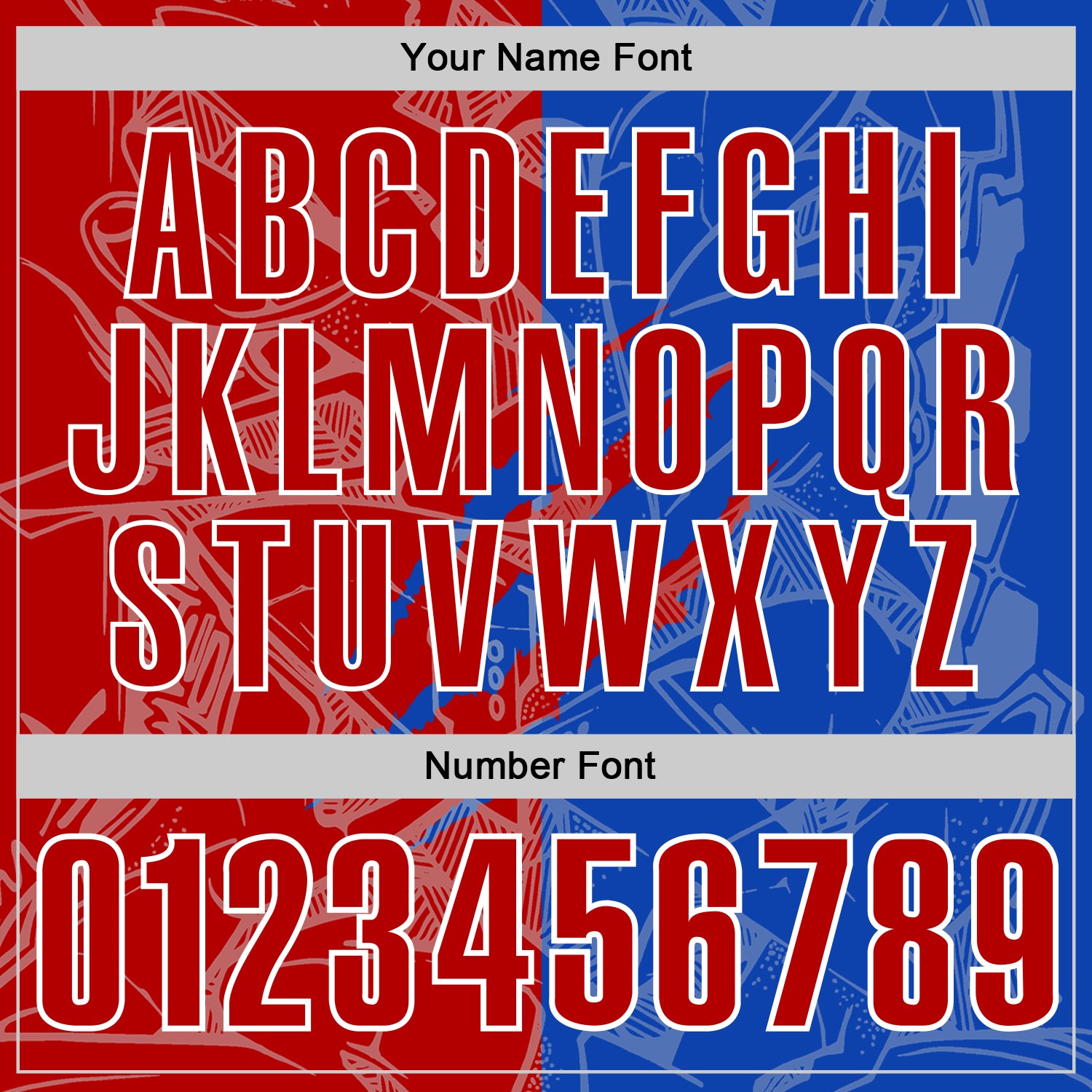 Custom Graffiti Pattern Red Thunder Blue-White 3D Scratch Performance Polo Shirt