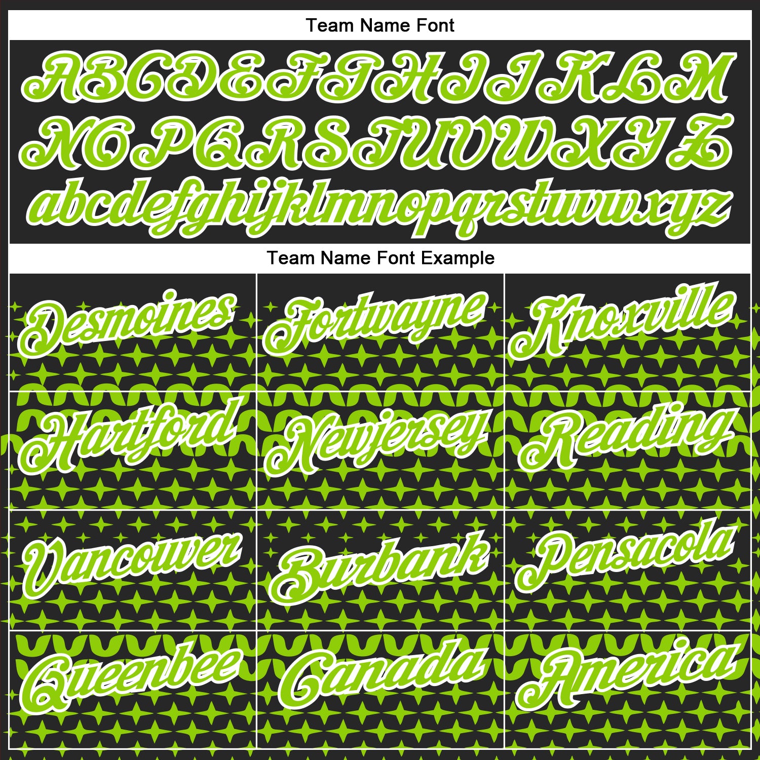 Custom Black Neon Green-White 3D Pattern Design Star Performance Polo Shirt