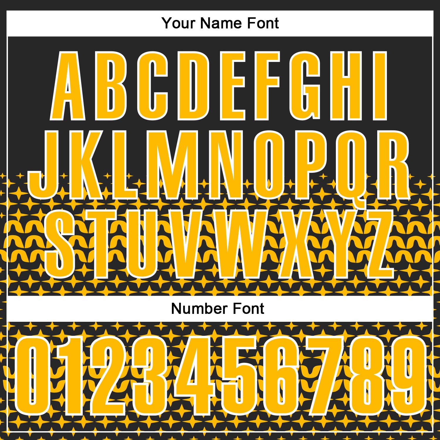 Custom Black Gold-White 3D Pattern Design Star Performance Polo Shirt