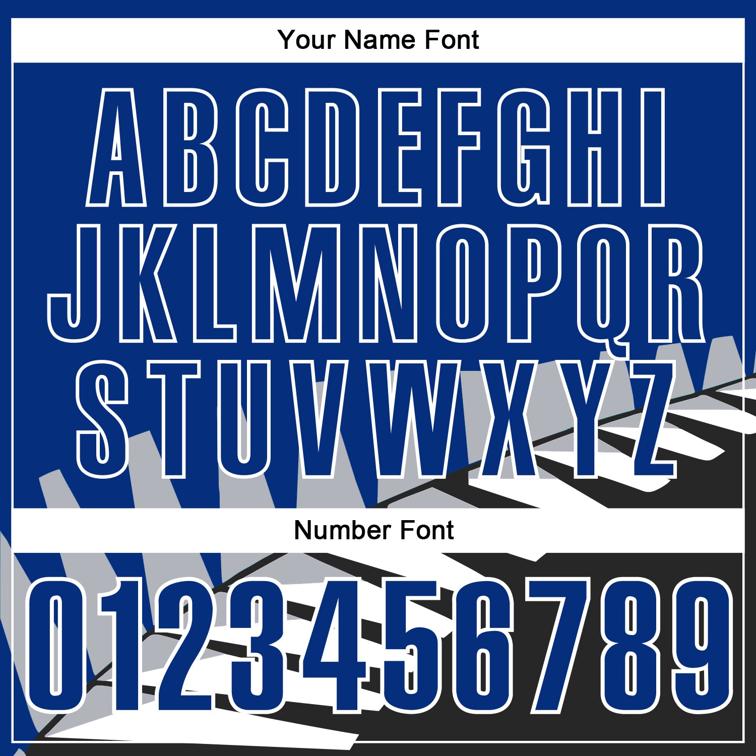 Custom Royal Black Gray-White 3D Pattern Design Geometric Shapes Performance Polo Shirt