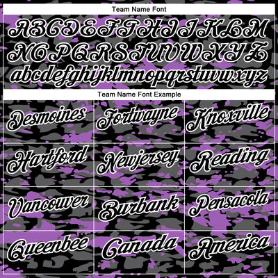 Custom Black Steel Gray Medium Purple-White 3D Pattern Design Splash Performance Polo Shirt