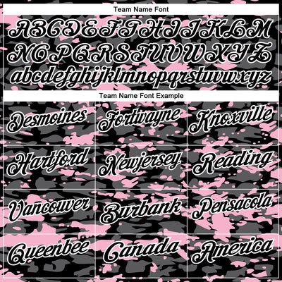 Custom Black Steel Gray Light Pink-White 3D Pattern Design Splash Performance Polo Shirt