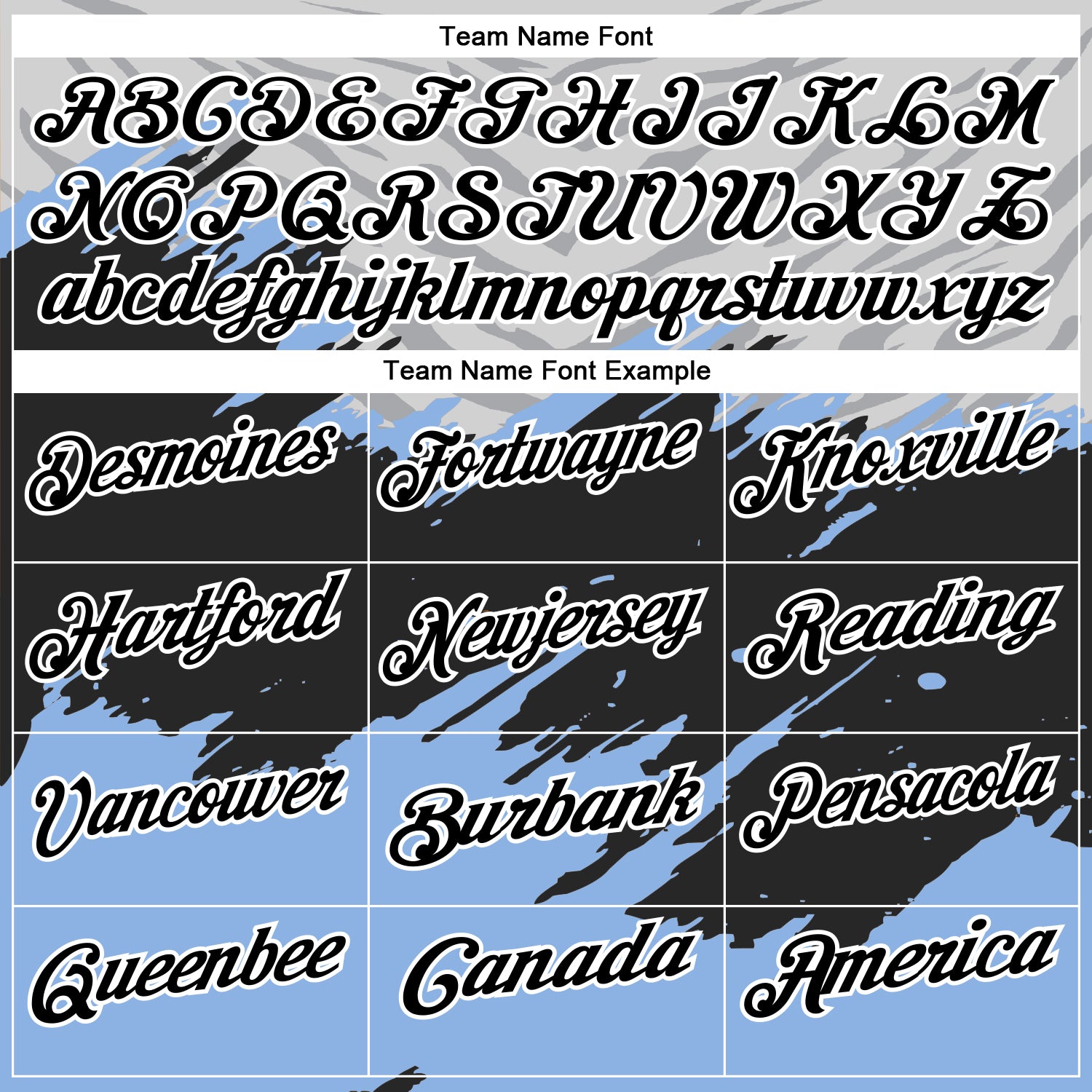 Custom Light Blue Black Gray-White 3D Pattern Design Splash Performance Polo Shirt