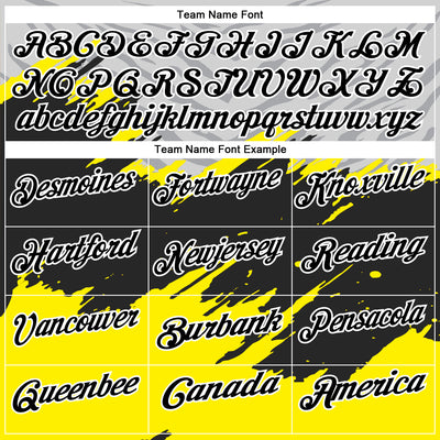 Custom Light Yellow Black Gray-White 3D Pattern Design Splash Performance Polo Shirt