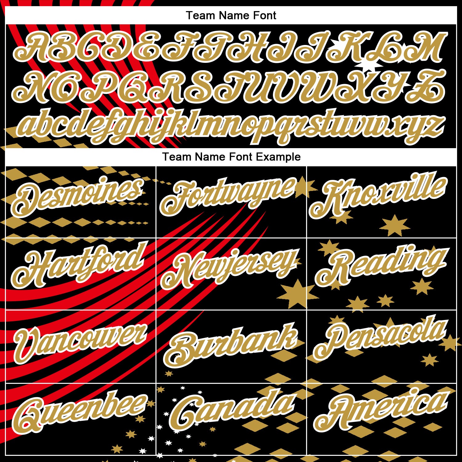 Custom Black Old Gold Fire Red-White 3D Pattern Design Star And Geometric Shapes Performance Polo Shirt