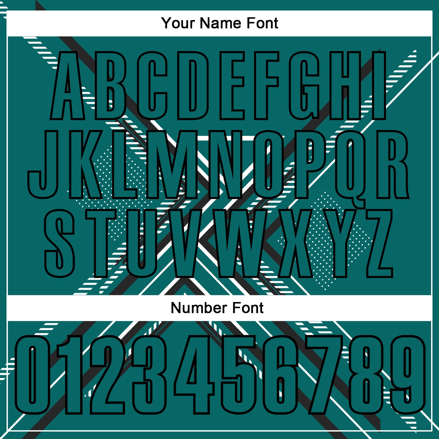 Custom Teal Black-White 3D Pattern Design Geometric Shapes Performance Polo Shirt