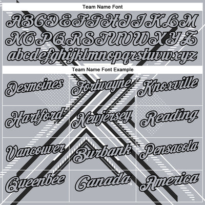 Custom Gray Black-White 3D Pattern Design Geometric Shapes Performance Polo Shirt