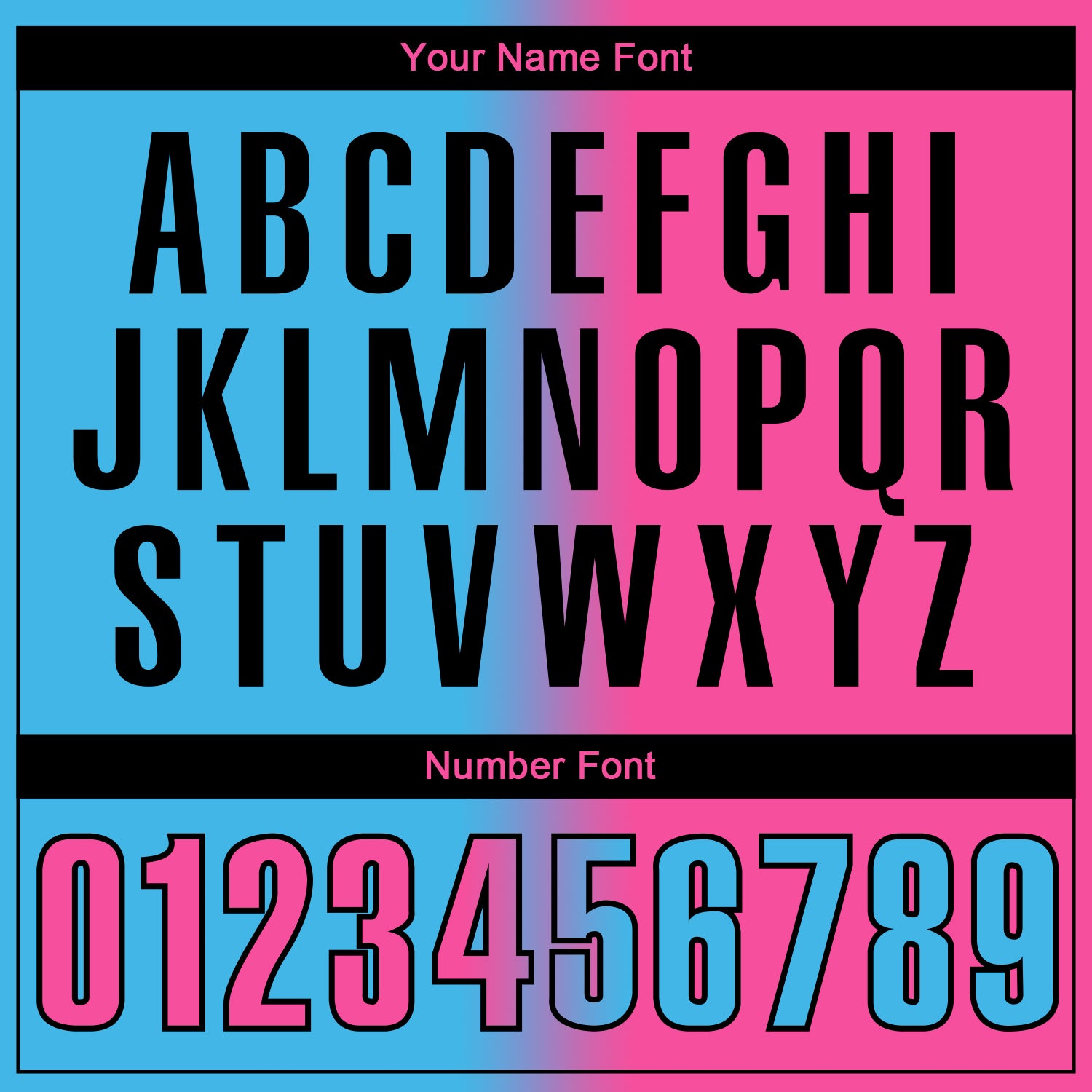 Custom Sky Blue Pink-Black 3D Gradient Fashion Performance Polo Shirt