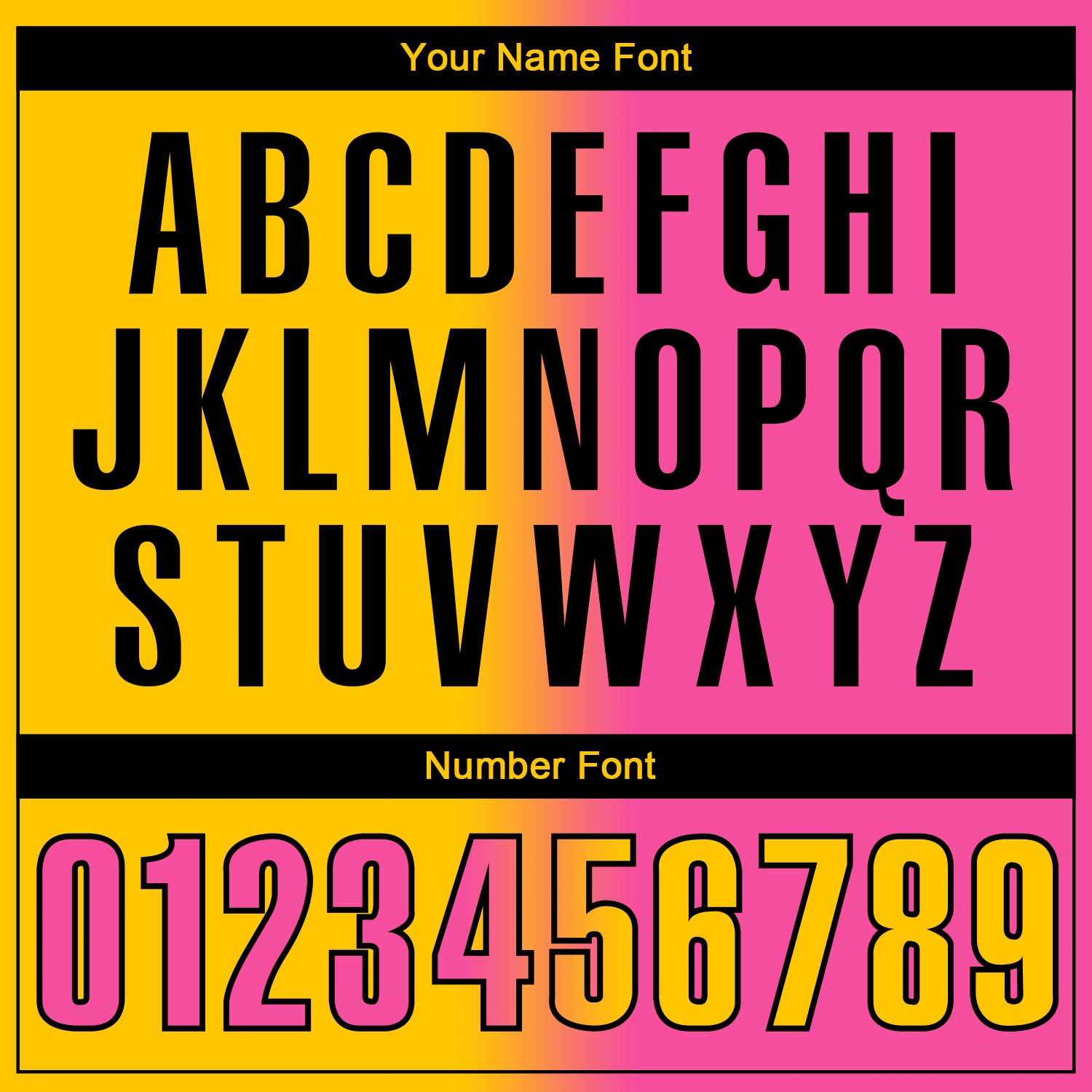 Custom Yellow Pink-Black 3D Gradient Fashion Performance Polo Shirt