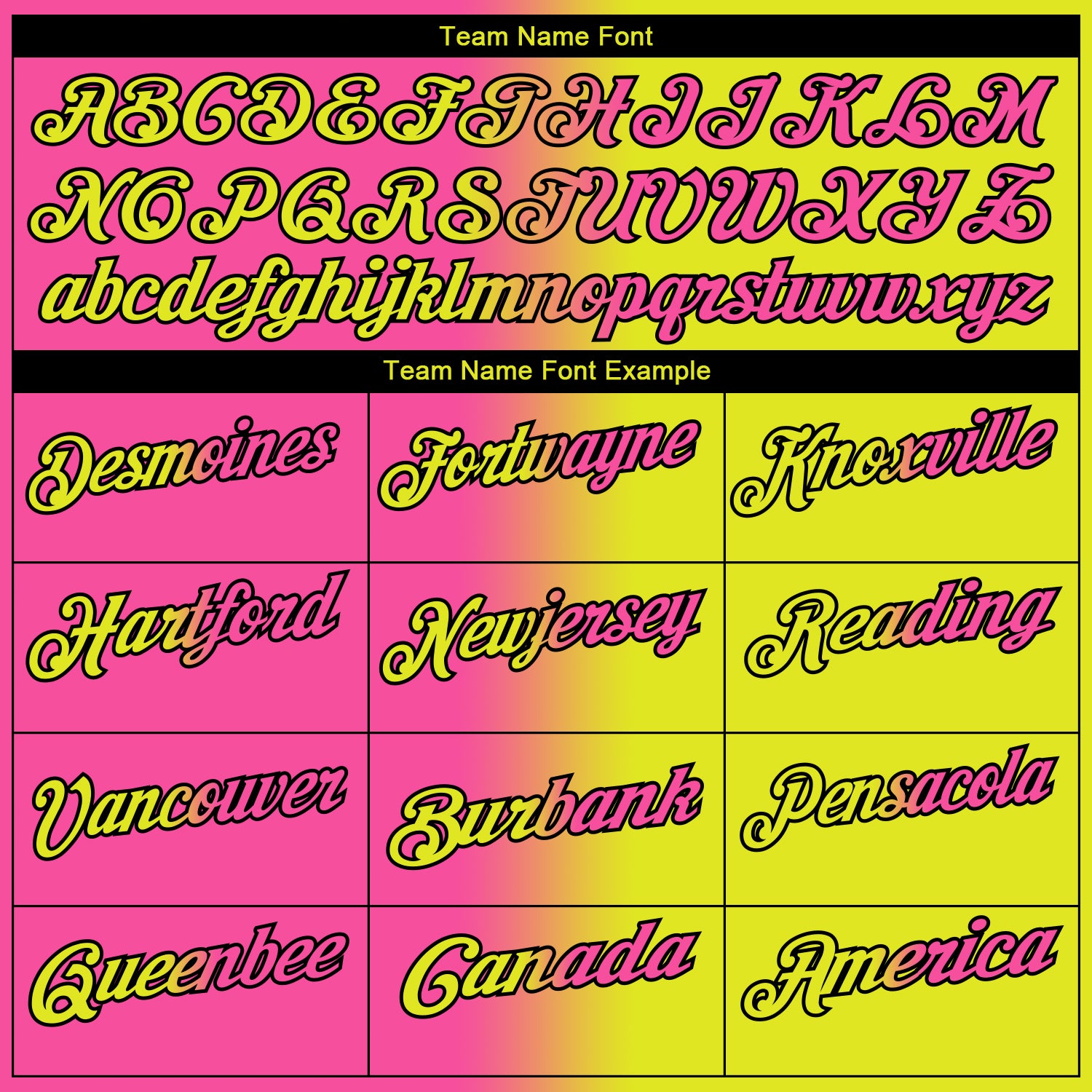 Custom Neon Yellow Pink-Black 3D Gradient Fashion Performance Polo Shirt