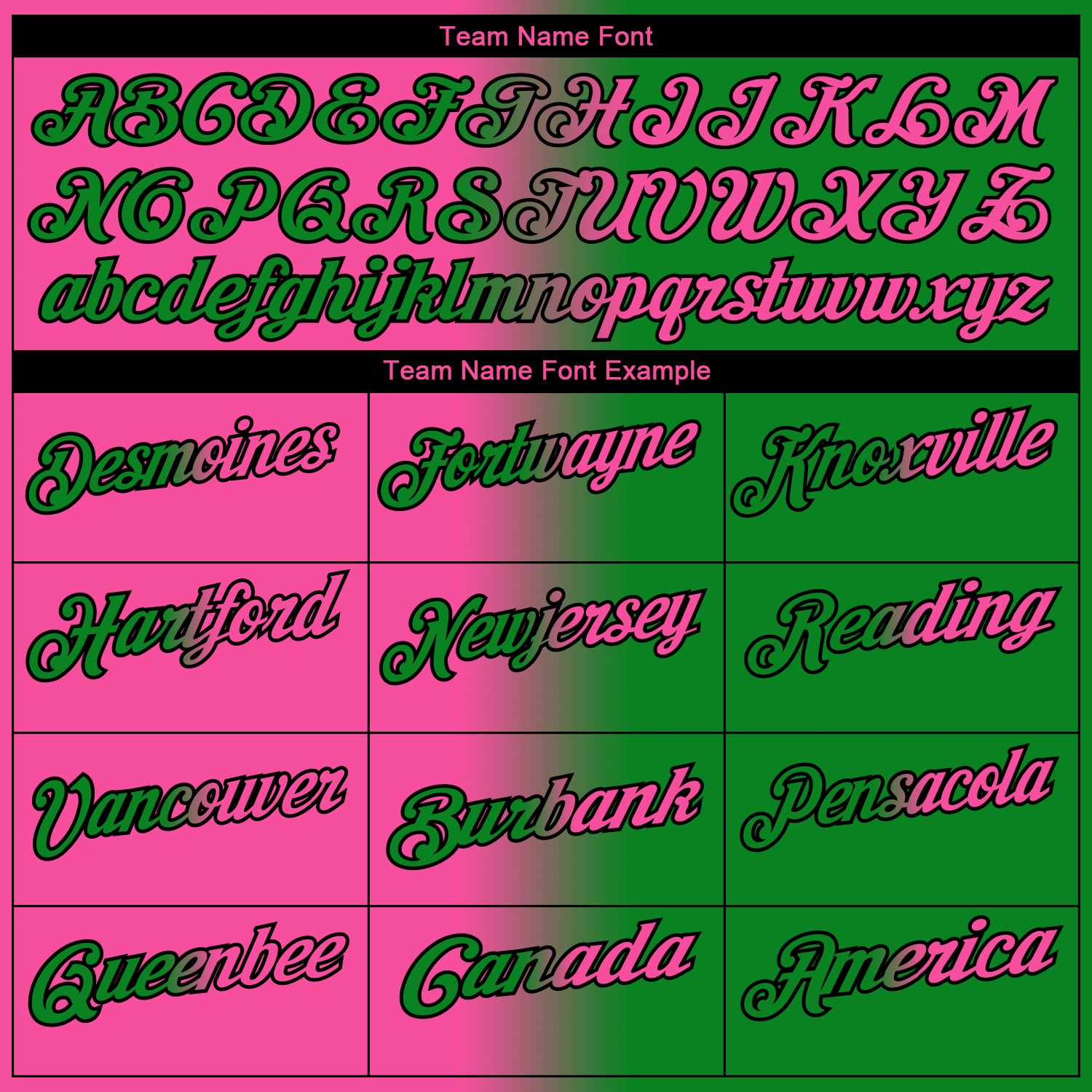 Custom Grass Green Pink-Black 3D Gradient Fashion Performance Polo Shirt