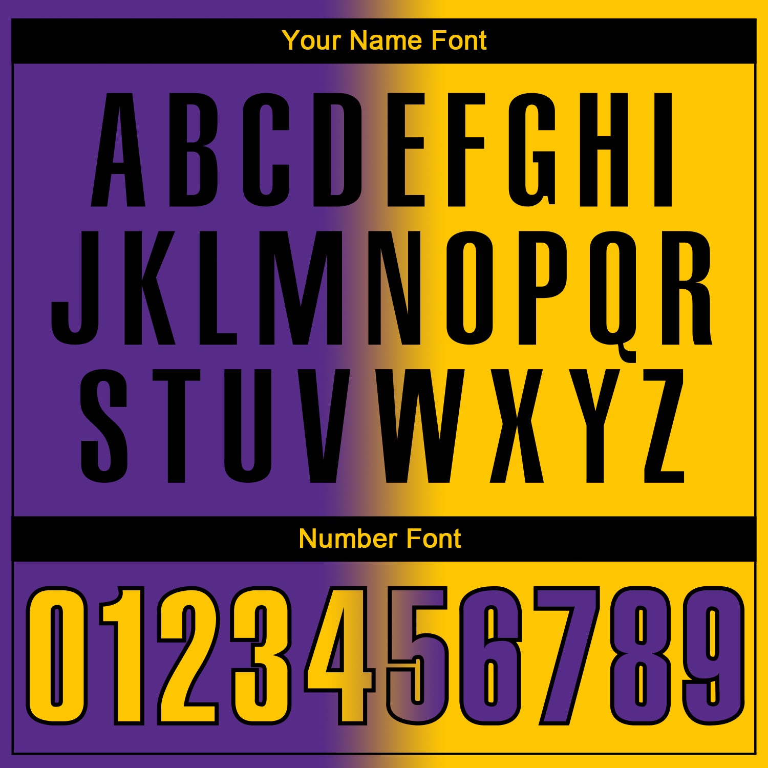 Custom Purple Yellow-Black 3D Gradient Fashion Performance Polo Shirt