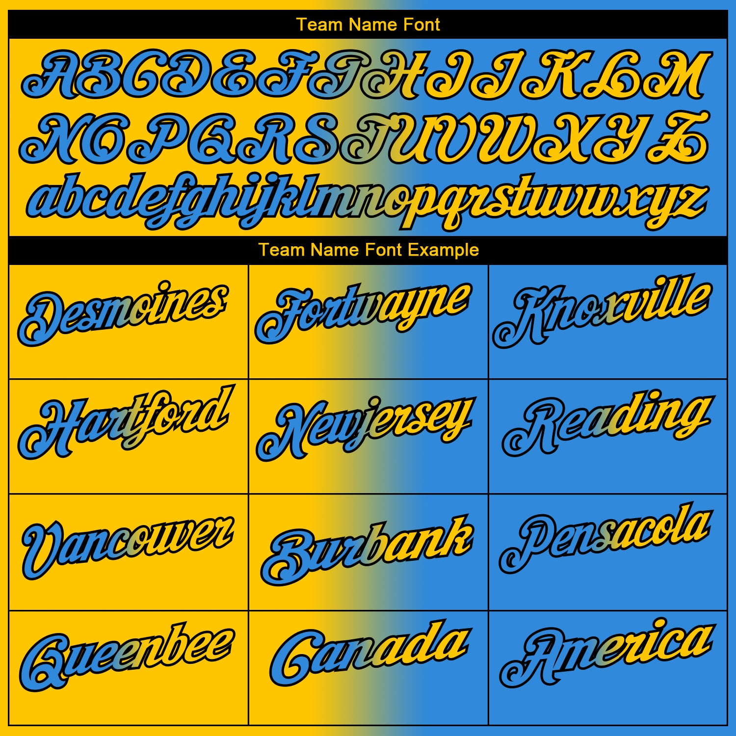 Custom Powder Blue Yellow-Black 3D Gradient Fashion Performance Polo Shirt