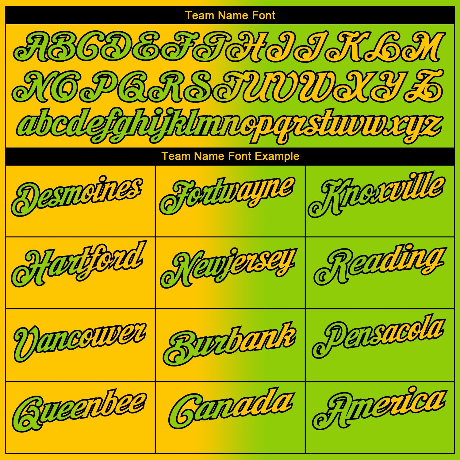 Custom Neon Green Yellow-Black 3D Gradient Fashion Performance Polo Shirt