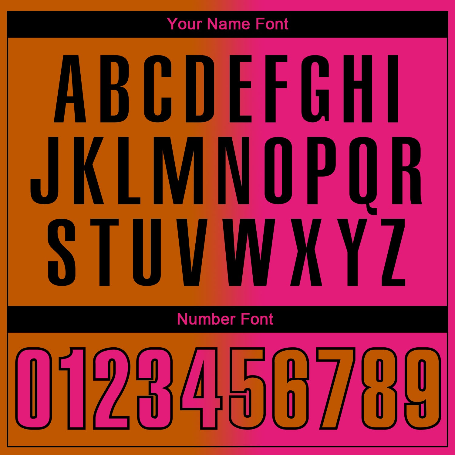 Custom Texas Orange Hot Pink-Black 3D Gradient Fashion Performance Polo Shirt