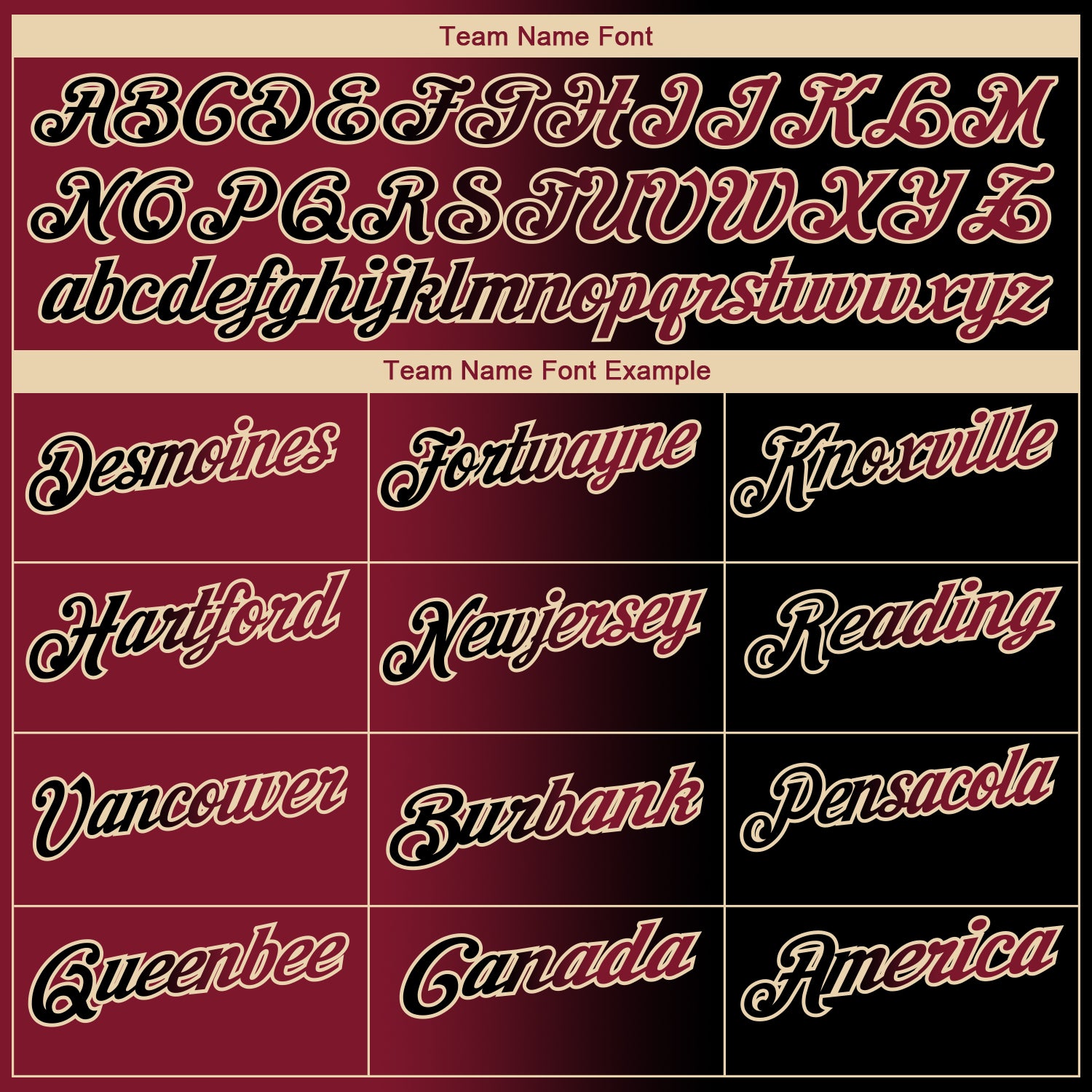 Custom Black Crimson-City Cream 3D Gradient Fashion Performance Polo Shirt