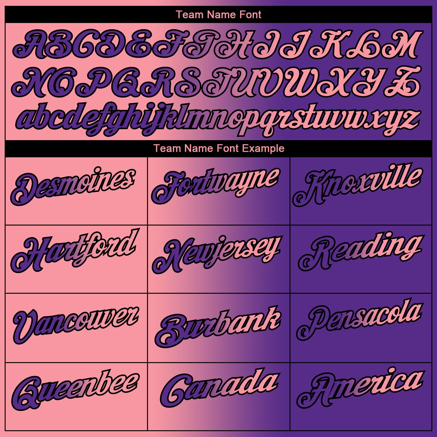 Custom Purple Medium Pink-Black 3D Gradient Fashion Performance Polo Shirt