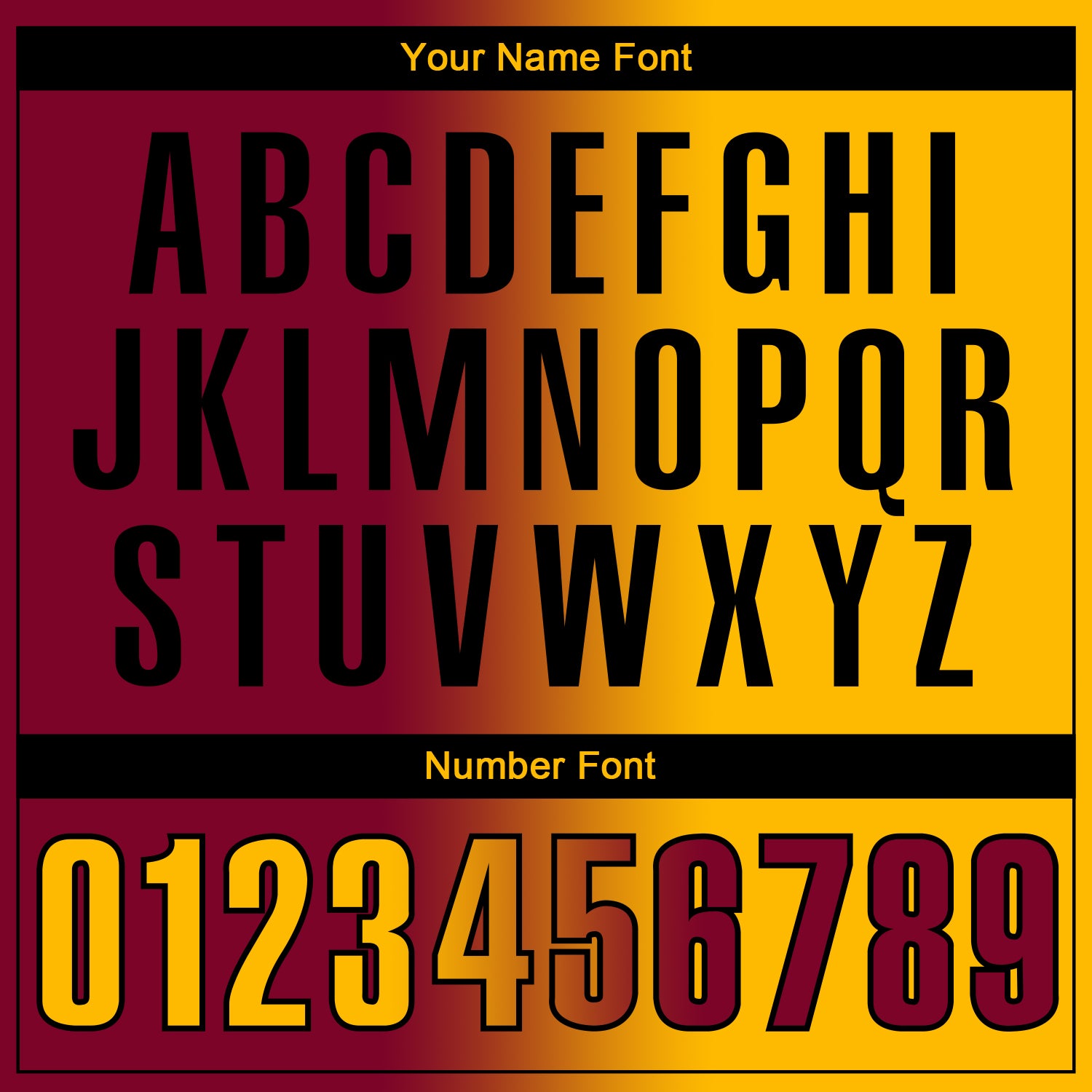 Custom Maroon Gold-Black 3D Gradient Fashion Performance Polo Shirt