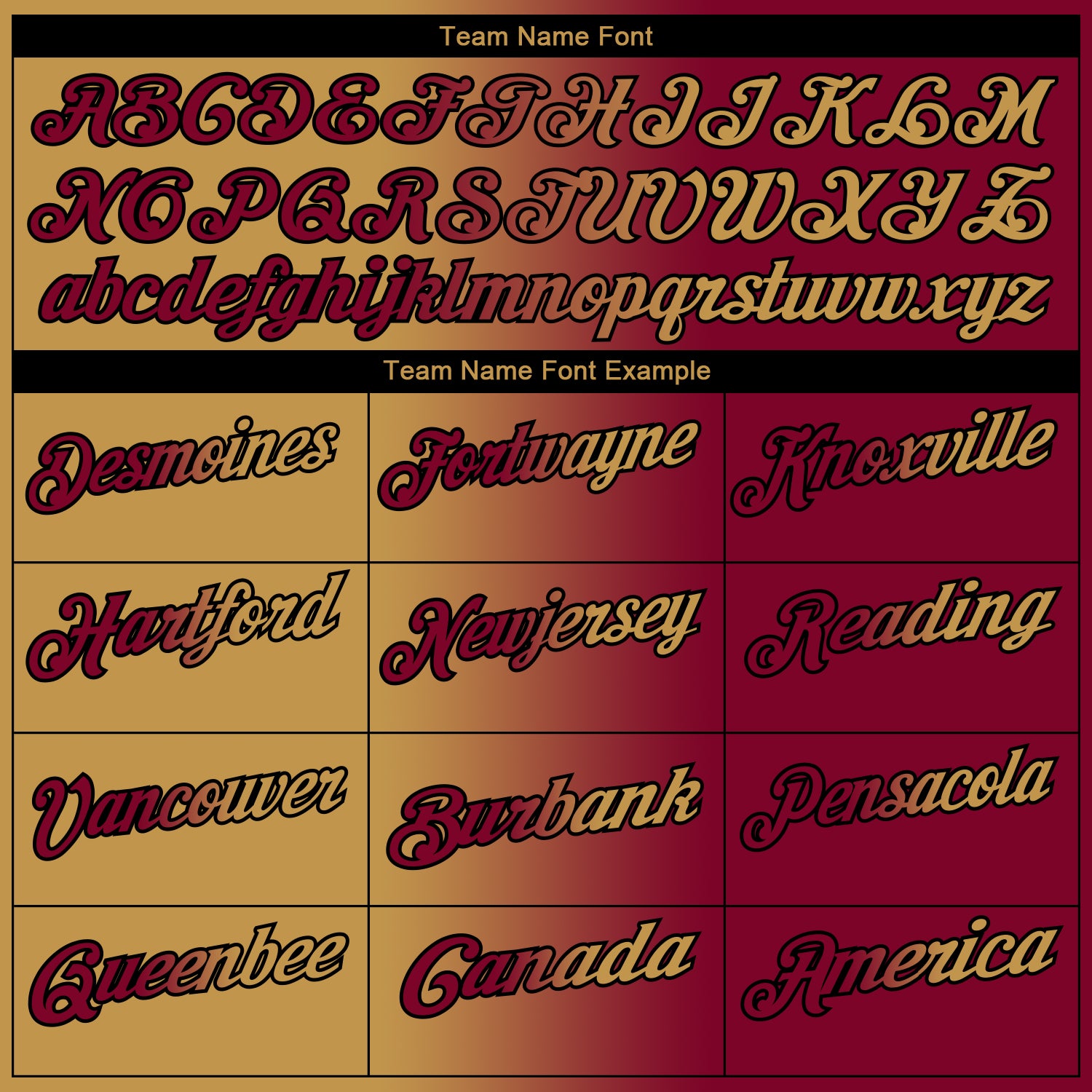 Custom Maroon Old Gold-Black 3D Gradient Fashion Performance Polo Shirt