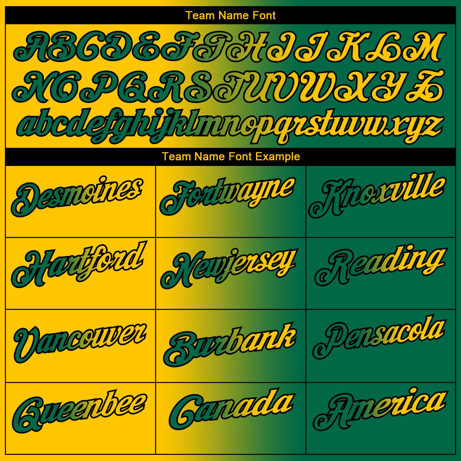 Custom Kelly Green Yellow-Black 3D Gradient Fashion Performance Polo Shirt