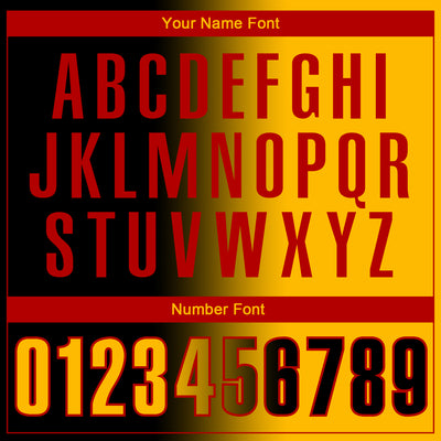 Custom Black Gold-Red 3D Gradient Fashion Performance Polo Shirt