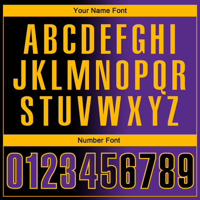 Custom Black Purple-Gold 3D Gradient Fashion Performance Polo Shirt