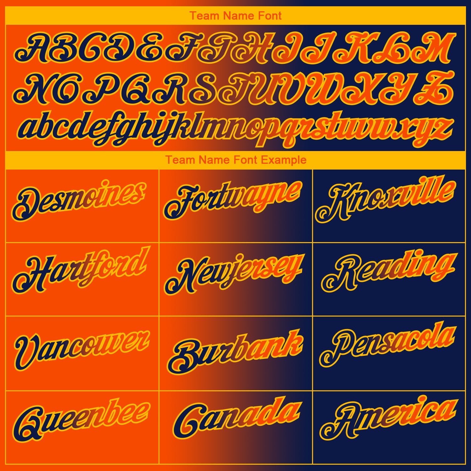 Custom Navy Orange-Gold 3D Gradient Fashion Performance Polo Shirt