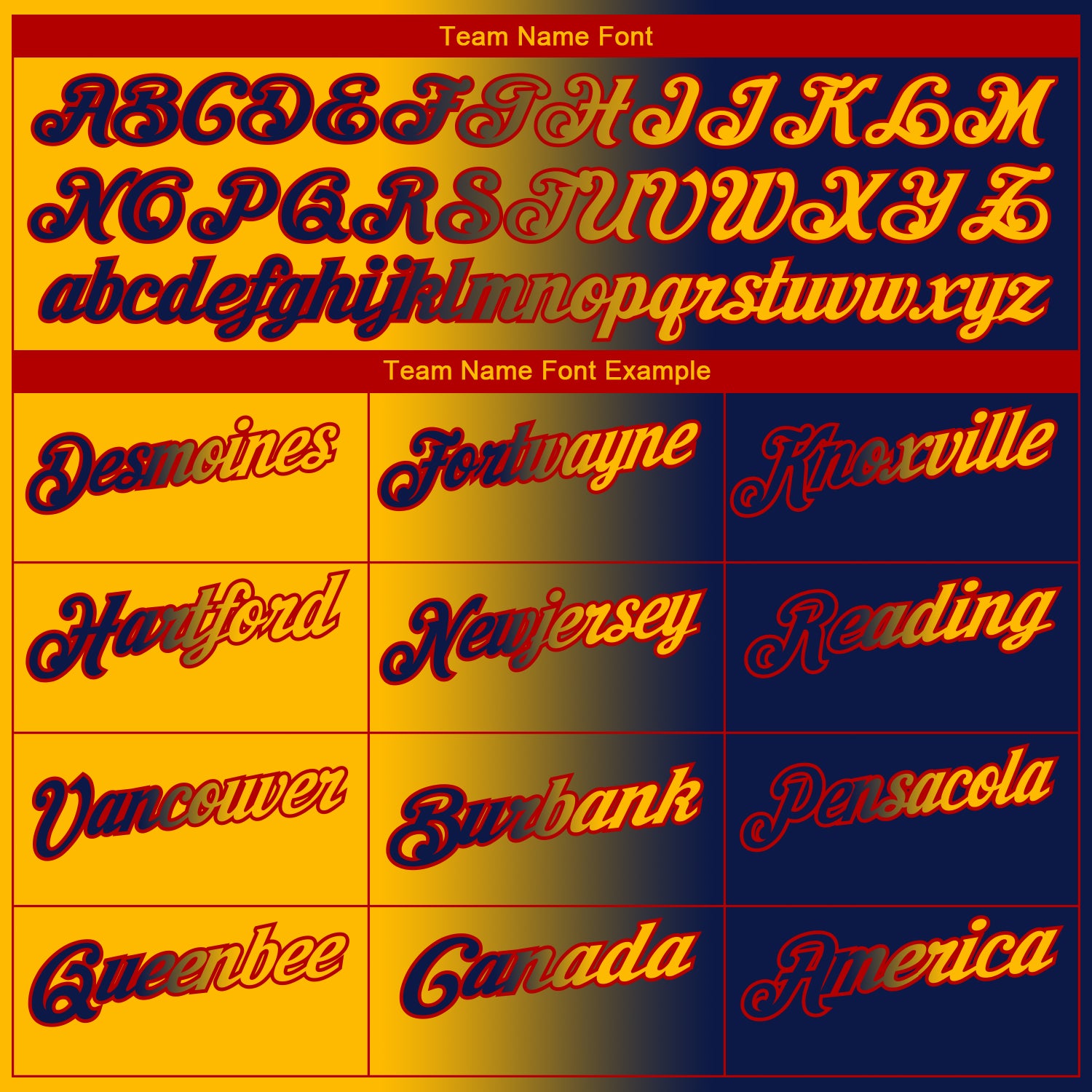 Custom Navy Gold-Red 3D Gradient Fashion Performance Polo Shirt