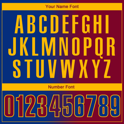 Custom Royal Maroon-Gold 3D Gradient Fashion Performance Polo Shirt