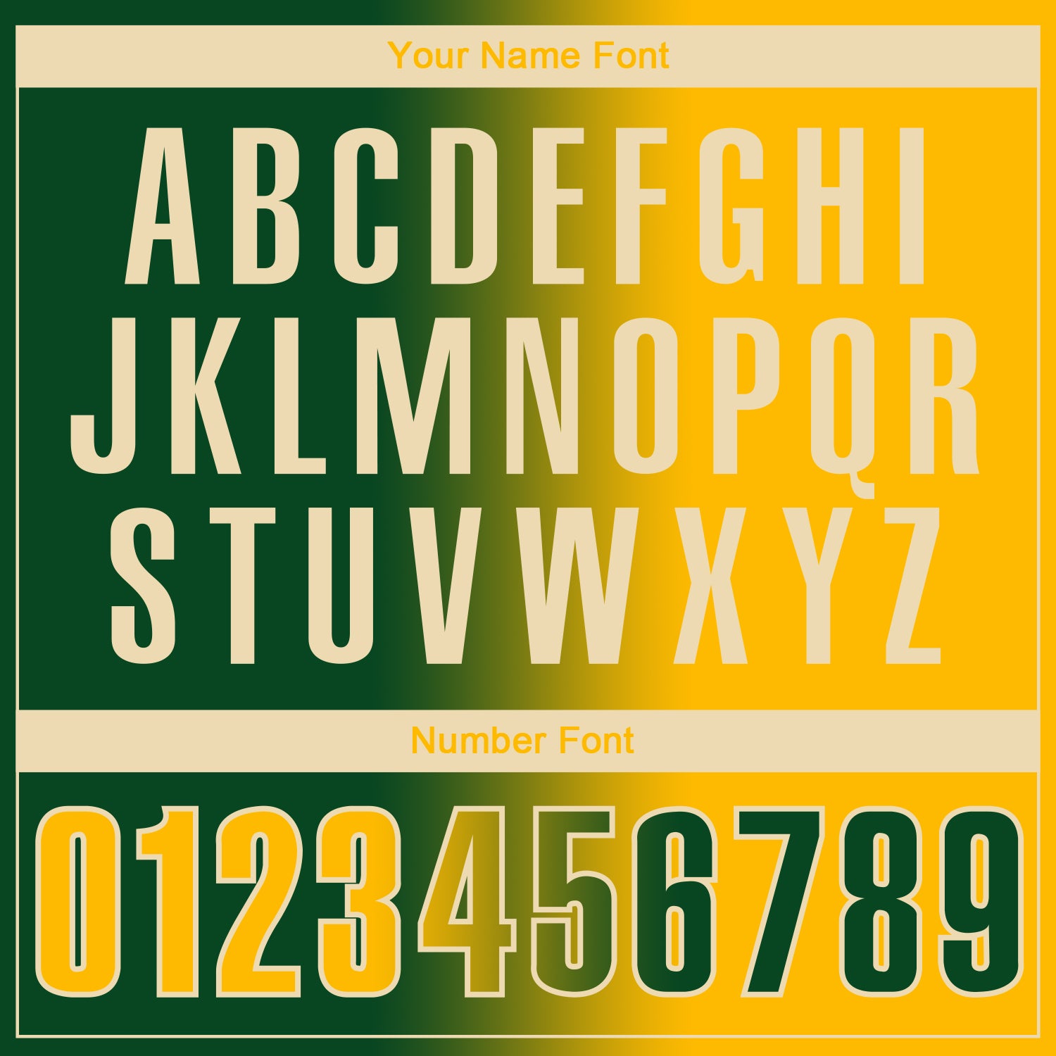 Custom Green Gold-Cream 3D Gradient Fashion Performance Polo Shirt