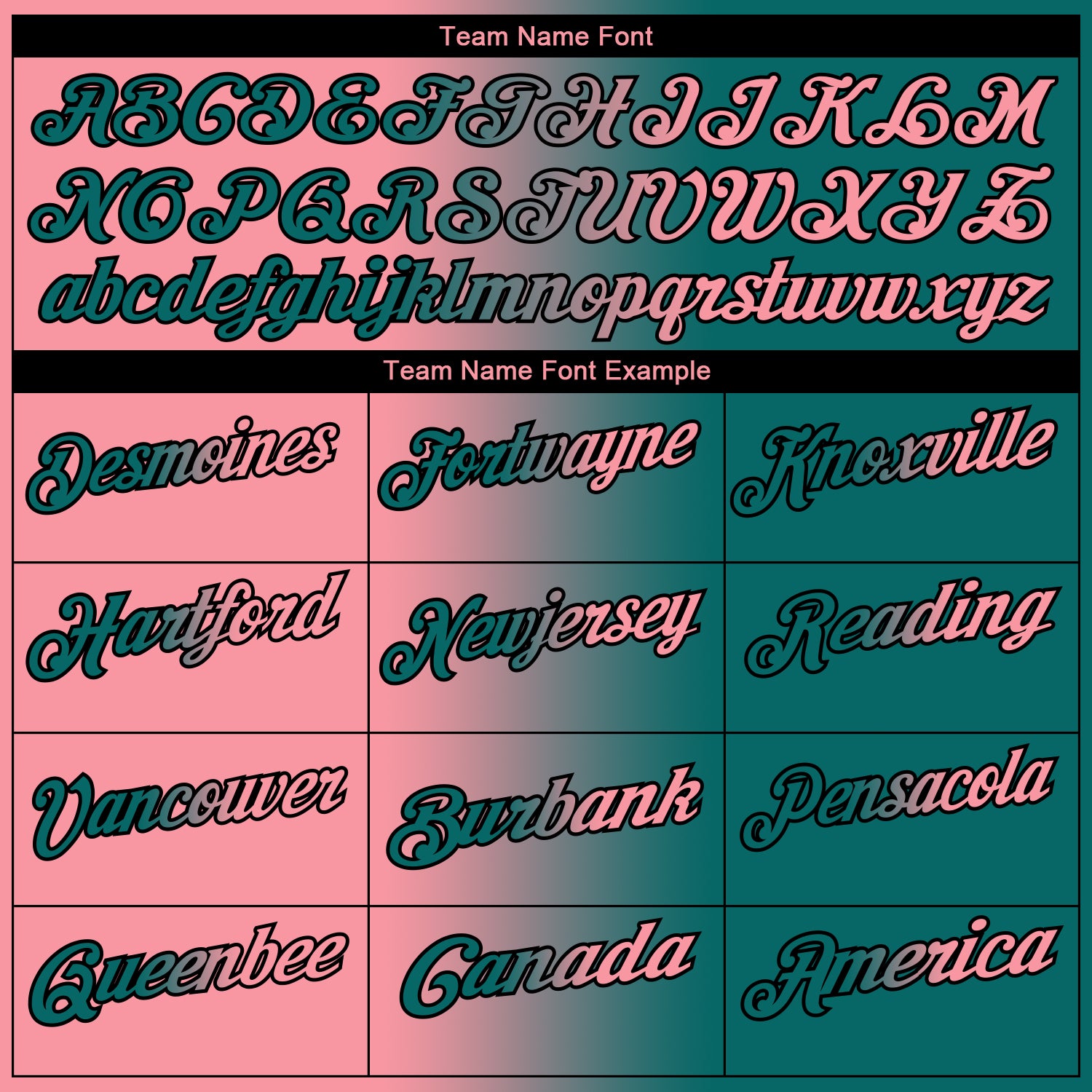 Custom Teal Medium Pink-Black 3D Gradient Fashion Performance Polo Shirt