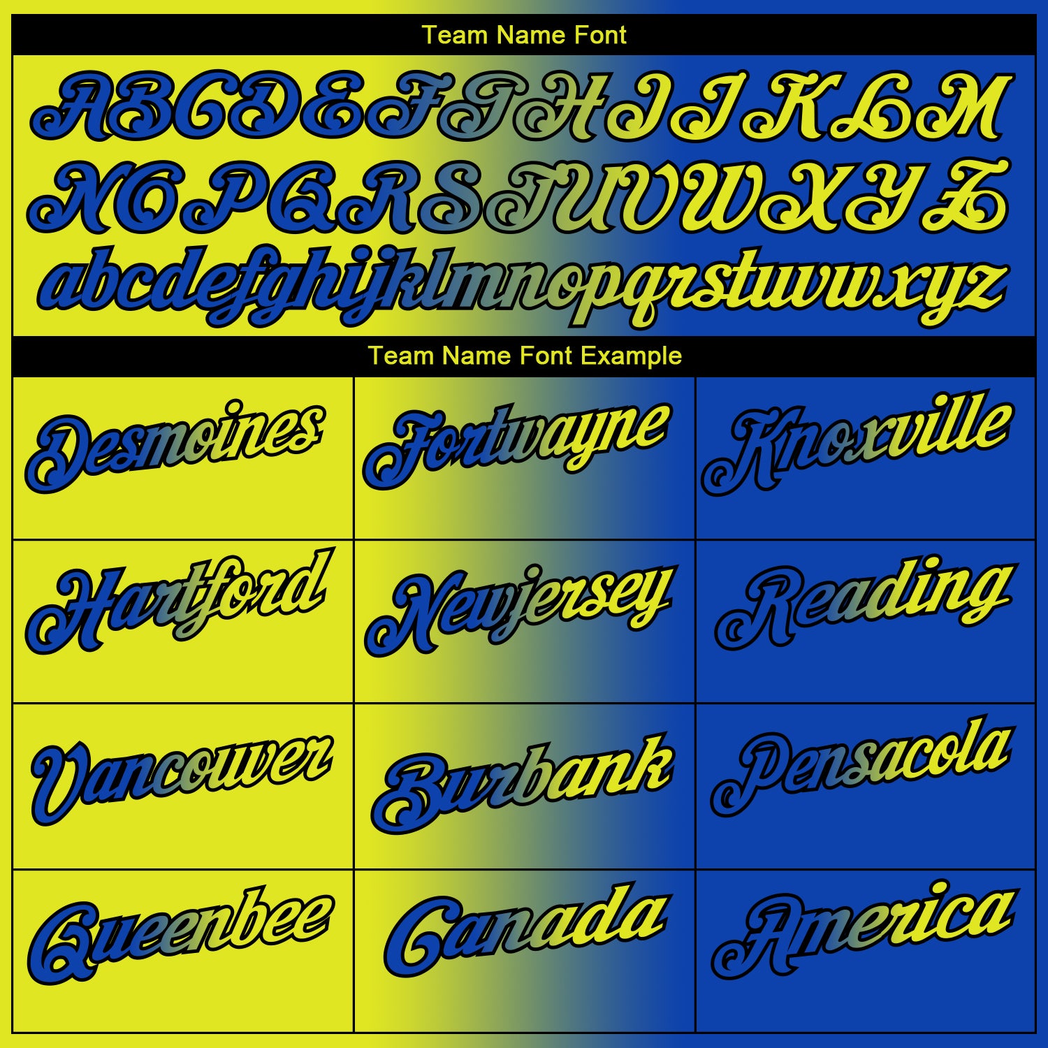 Custom Thunder Blue Neon Yellow-Black 3D Gradient Fashion Performance Polo Shirt