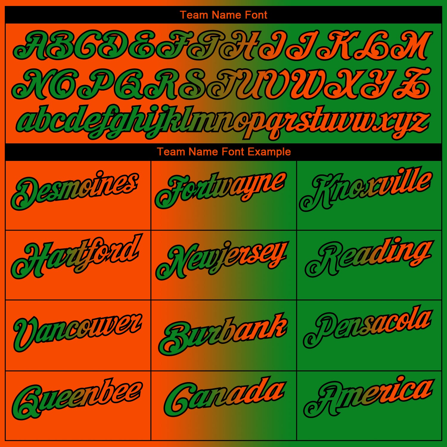 Custom Grass Green Orange-Black 3D Gradient Fashion Performance Polo Shirt