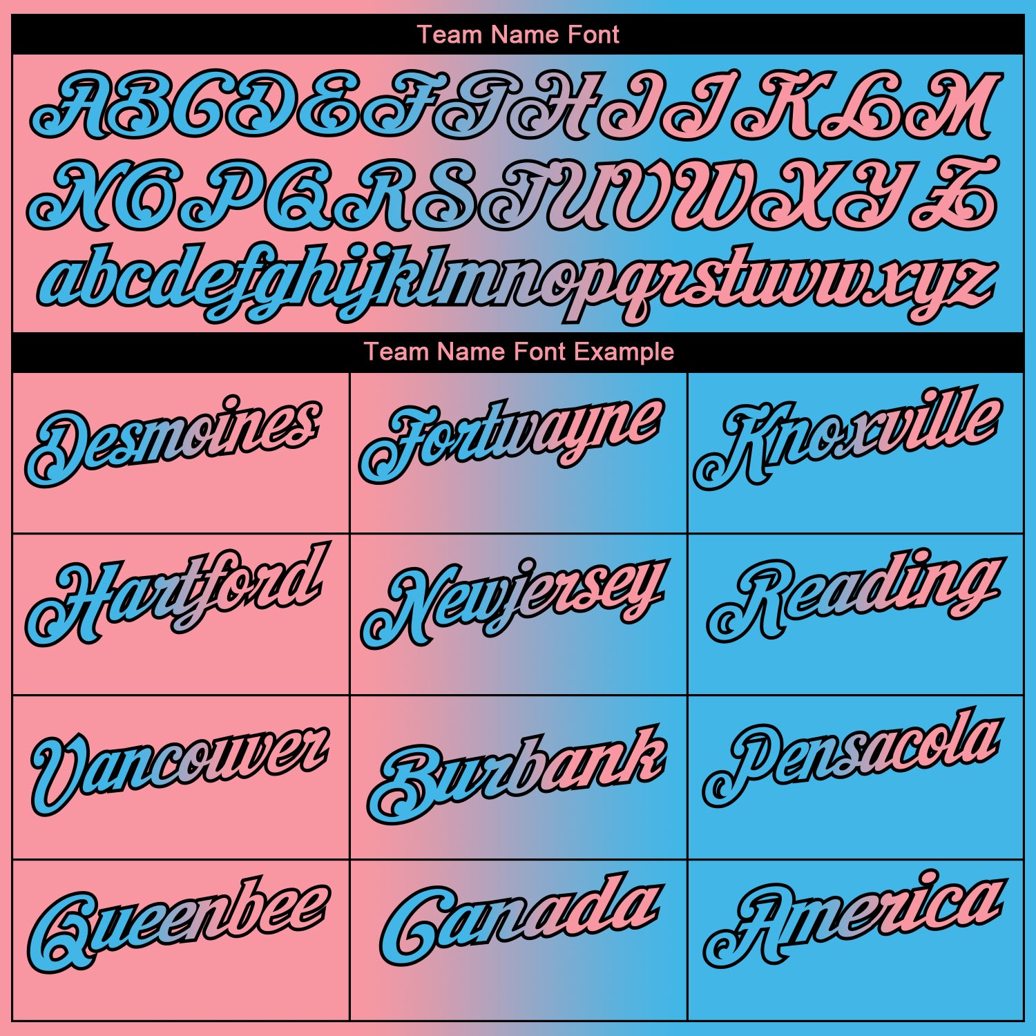 Custom Sky Blue Medium Pink-Black 3D Gradient Fashion Performance Polo Shirt