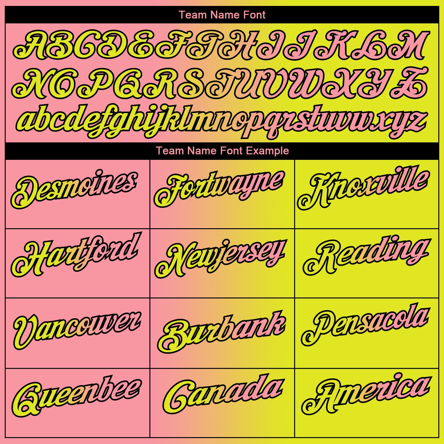 Custom Neon Yellow Medium Pink-Black 3D Gradient Fashion Performance Polo Shirt