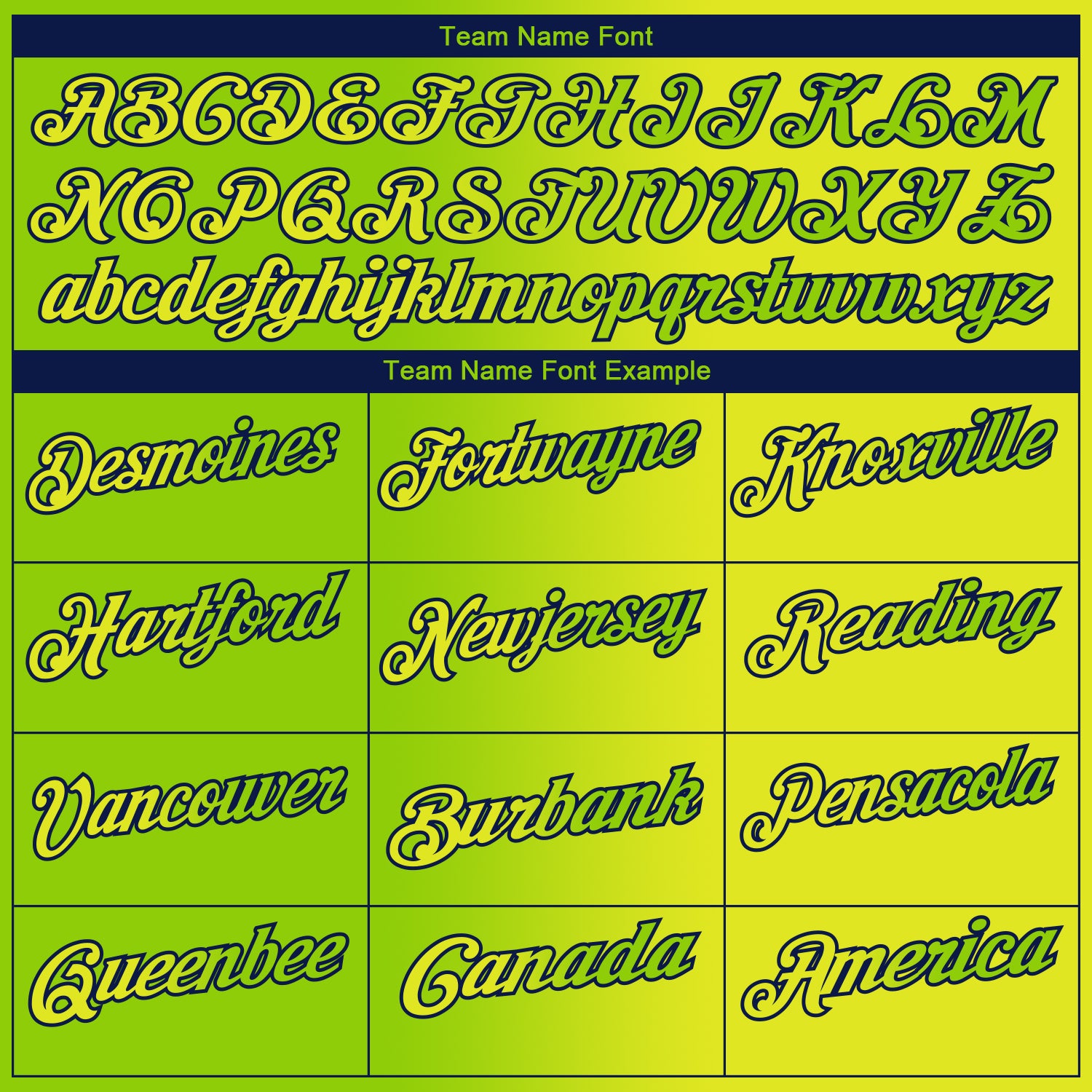 Custom Neon Yellow Neon Green-Navy 3D Gradient Fashion Performance Polo Shirt