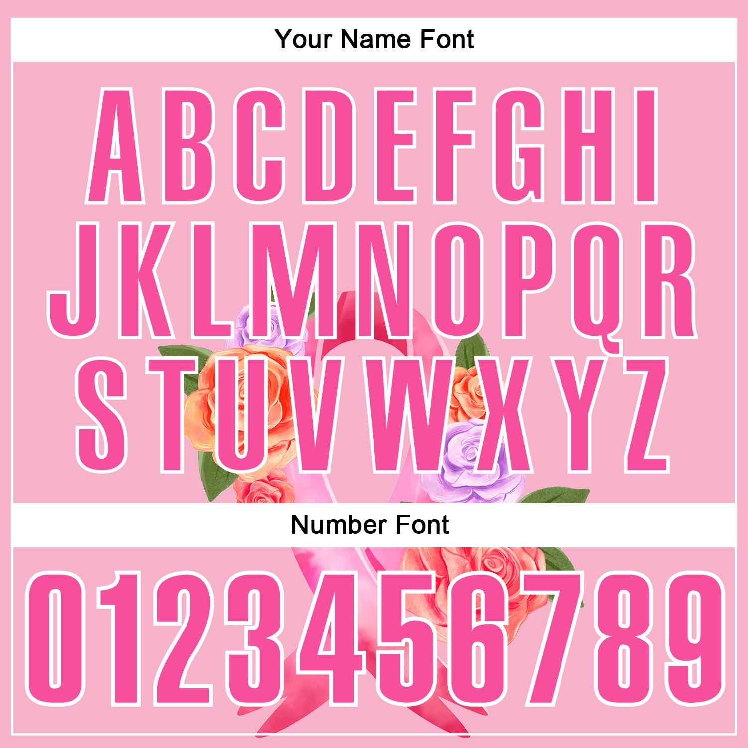 Custom Light Pink Pink-White 3D Pink Ribbon Breast Cancer Awareness Month Women Health Care Support Floral Performance Polo Shirt