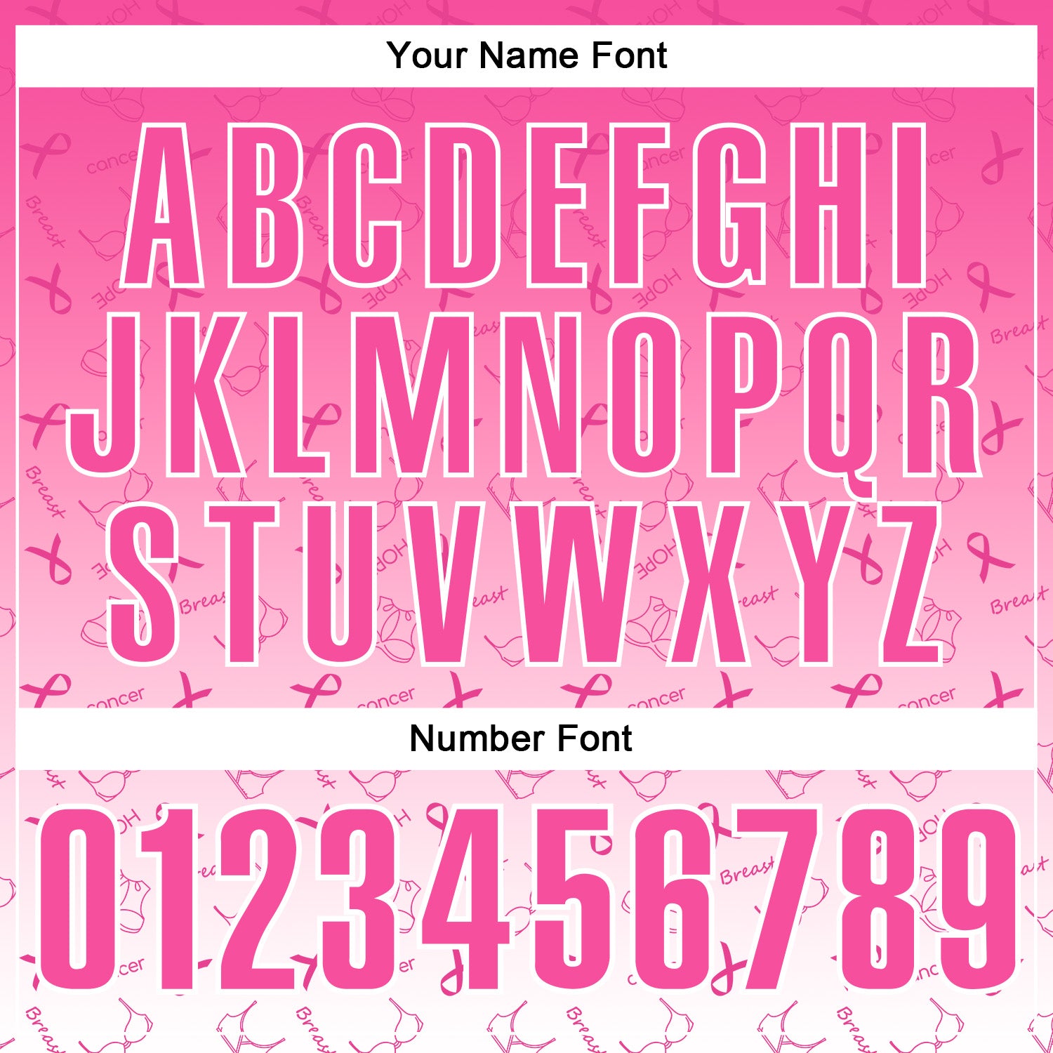 Custom Pink White 3D Gradient Pink Ribbon Breast Cancer Awareness Month Women Health Care Support Performance Polo Shirt