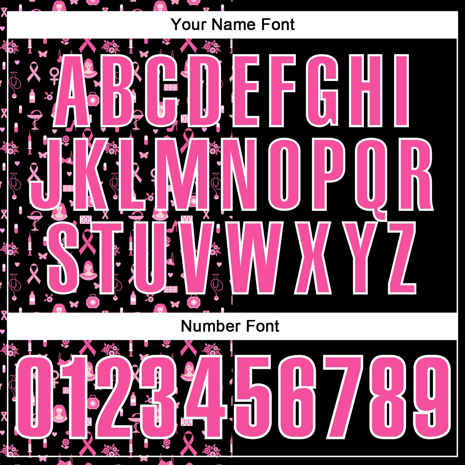 Custom Black Pink-White 3D Pink Ribbon Breast Cancer Awareness Month Women Health Care Support Performance Polo Shirt