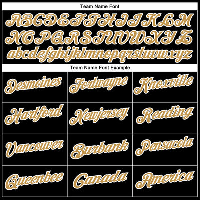 Custom Black Old Gold-White 3D Pattern Design Gold Ribbon Childhood Cancer Awareness Darts Performance Polo Shirt