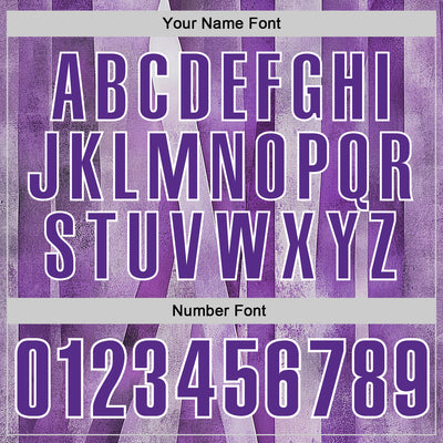 Custom Purple White 3D Pattern Design Purple Ribbon Testicular Cancer Awareness Performance Polo Shirt