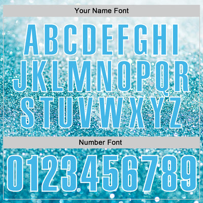 Custom White Sky Blue 3D Pattern Design Light Blue Ribbon Prostate Cancer Awareness Sprinkle Performance Polo Shirt