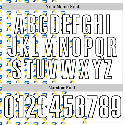 Custom White Black 3D Pattern Design Yellow Purple And Navy Ribbon Bladder Cancer Awareness Performance Polo Shirt