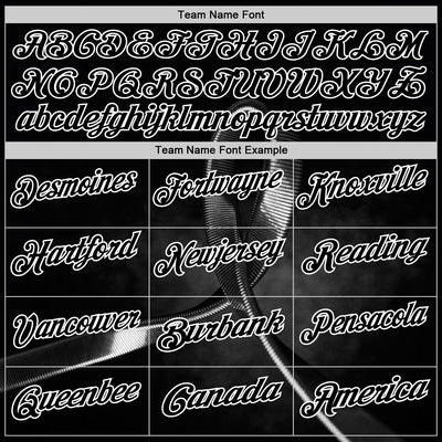 Custom Black White 3D Pattern Design Black Ribbon Skin Cancer Cancer Awareness Performance Polo Shirt